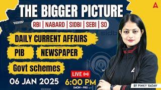 06 JAN Current Affairs 2025 | PIB, Newspaper, Govt Schemes | Insights by Pinky Yadav 