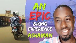 Biking on the WORST Roads in Ashaiman