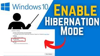 How To Enable Hibernation On Windows 10 | Enable Hibernate In Windows 10