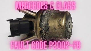 Mercedes C Class Fault code P2002FB P2002-FB AdBlue fault