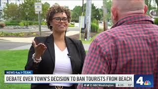 Debate Over Town's Decision to Ban Tourists From Beach | NBC Washington