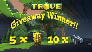 Trove: GIVEAWAY WINNER!