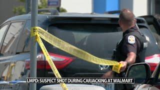 Louisville police shoot man trying to carjack woman in Walmart pharmacy drive-thru