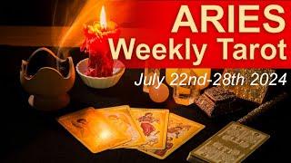 ARIES WEEKLY TAROT READING "A COHESIVE AGREEMENT" July 22nd to 28th 2024 #weeklyreading #tarot