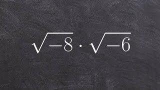 Multiplying radicals with imaginary numbers