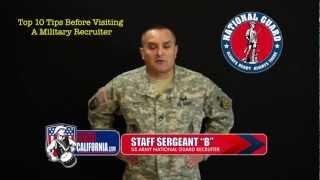 Joining the Military? Military Recruiter Tips Before the First Meeting! Pt 3/3