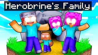 Having a HEROBRINE Family in Minecraft!