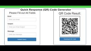 Create QR Code generator in PHP, HTML and CSS | Source Code & Projects | Review