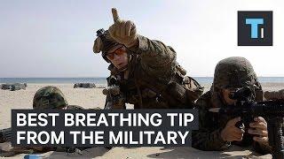 Soldiers use this breathing technique to stay calm