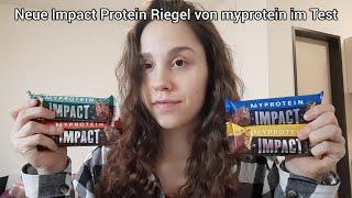 Neue Myprotein Impact Protein Riegel im Test / Neuheiten / Review / Deutsch