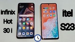 comparaison itel s23 vs infinix Hot 30i : speed test