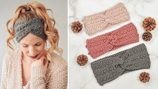 Easy Crochet Headband Tutorial - Picot Headband Tutorial - Free Crochet Headband Pattern