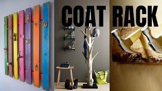 Stylish Coat Rack Ideas. DIY Wall Hook Designs.