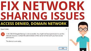 Fix “Access Denied and permission Error Issue” Windows 10, 8, 7, XP | Network Files Sharing issues