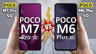 Poco M7 pro 5G Vs Poco M6 Plus 5G - Full Comparison  Techvs