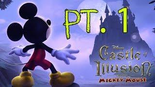 Let's Play: Castle of Illusion starring Mickey Mouse' iOS pt. 1 (Enchanted Forest + Boss Fight)