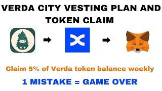 VERDA CITY: VESTING PLAN AND TOKEN CLAIM