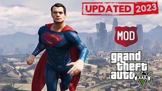 GTA 5 PC - How To Install Superman Mod 2023 | Updated Laser Beem Etc