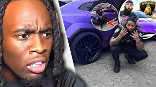 Kai Cenat Says F*CK NYPD After A Gang Member Cop Takes fanum’s Car Just To Take Pictures