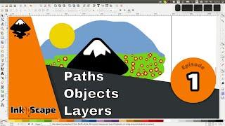 3 key concepts in becoming great with Inkscape: Layers, Objects and Paths