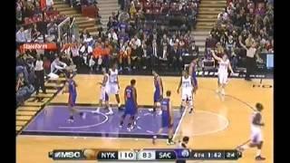 Jeremy Lin FAIL in Garbage Time - Knicks vs Kings [Chinese or Taiwanese]