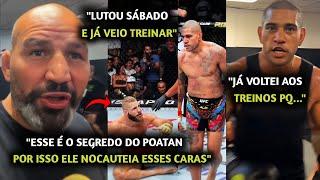 POATAN SINISTR0 Glover Teixeira MANDA RECADO após Alex Poatan NOCAUTEAR Prochazka no UFC 303