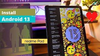 Latest Android 13 on Realme Pad: Installation + Quick Look #ArrowOS