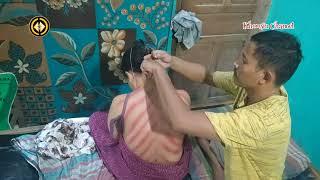 This young mother asked for a scraping after massage // Traditional medicine