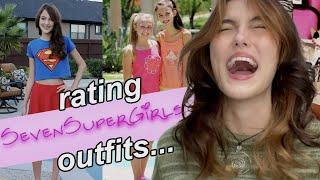 rating outfits i wore on SevenSuperGirls…