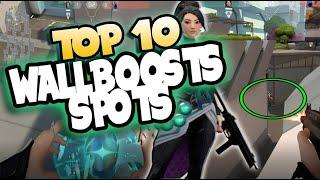 Top 10 Sage WALL BOOST Spots on ALL MAPS (Valorant)