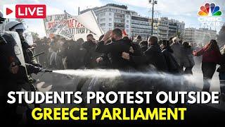 Greece LIVE: Greek Students, Workers, Rally Over 2023 Train Crash Ahead of No-Confidence Vote | N18G