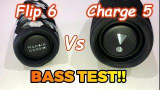 JBL FLIP 6 vs JBL CHARGE 5 BASS TEST!!!
