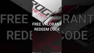 get a valorant redeem code