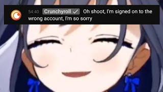 CRUNCHYROLL appeared at KRONII'S CHAT and made her LAUGH