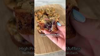 10g Protein Blueberry Muffins | NO Protein Powder