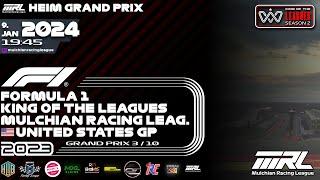 F1 23 | King of the Leagues Saison 2 | R3: MRL Heimrennen | USA/Texas