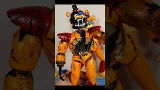 (SHATTERED GLAMROCK FREDDY) #fnaf #glamrockfreddy #securitybreach  #plastilina #shorts #animatronics