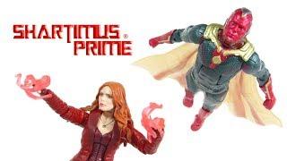 Marvel Legends Vision Scarlet Witch Toys R Us Exclusive 2 Pack Avengers Infinity War Figure Review