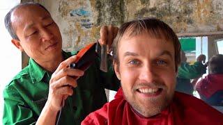 0.87$ Haircut, shave and ear cleaning in Vietnam | Travel vlog by Meigo Märk