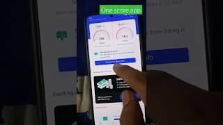 One score app CIBIL score check. One score CIBIL and Experian credit score