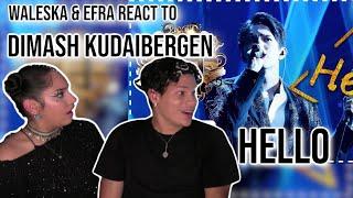 Waleska & Efra react to Dimash《Hello》- Singer 2018 | REACTION