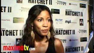 Erika Hamilton Interview at HATCHET 2 Premiere