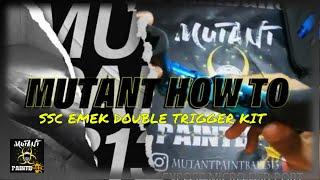 Super Stanchy Customs Emek Double Trigger Kit Installation | Mutant How to