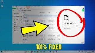 Fix Preview Pane Not Working For PDF Files in Windows 10 / 11 | How To Solve File Not found Error 