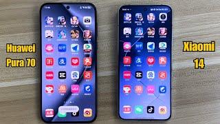 Huawei Pura 70 vs Xiaomi 14 | SPEED COMPARISON