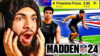 I RAN THE FASTEST 40 YARD DASH IN COMBINE HISTORY! MADDEN 24 SUPERSTAR MODE EPISODE 1