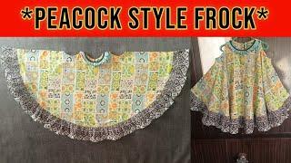 New Umbrella Cut Baby Frock Cutting and Stitching|| Diy Circle/Cape Top Baby Dress|| StylishWorld