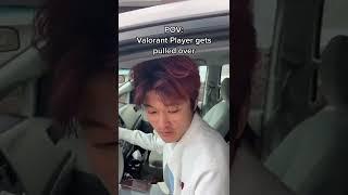 valorant player gets pulled over