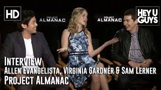 Allen Evangelista, Virginia Gardner & Sam Lerner Interview - Project Almanac