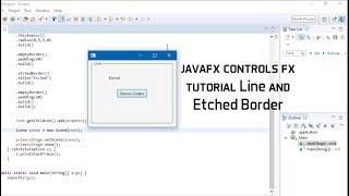 JavaFX ControlsFX tutorial Line and Etched Borders